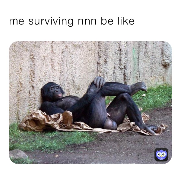 me surviving nnn be like