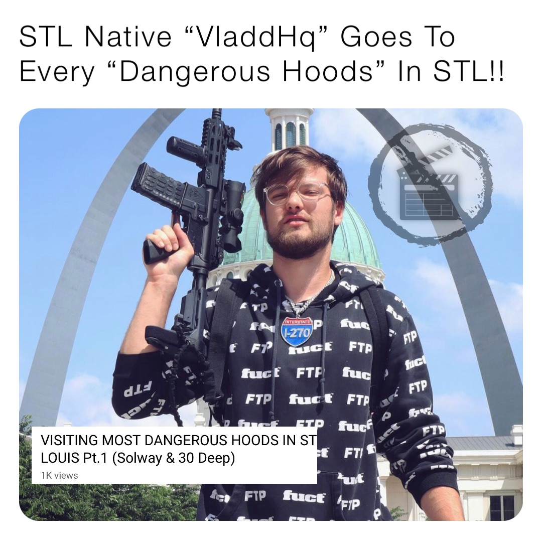 STL Native “VladdHq” Goes To Every “Dangerous Hoods” In STL!!