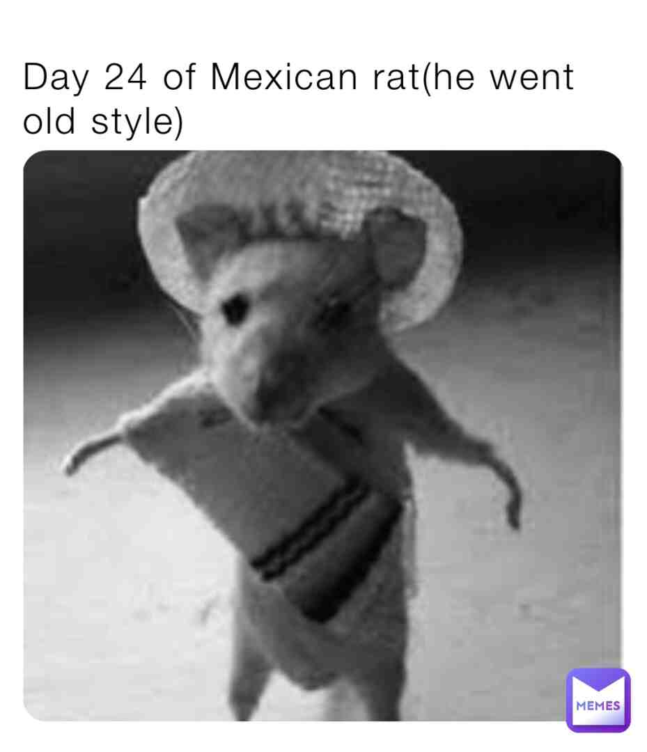 Meme shared by @mexican_rat_KING