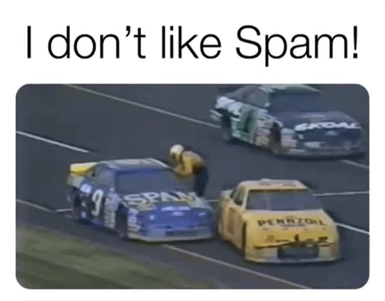 I’m my lunchbox or my mailbox.   #nascar  #racing
