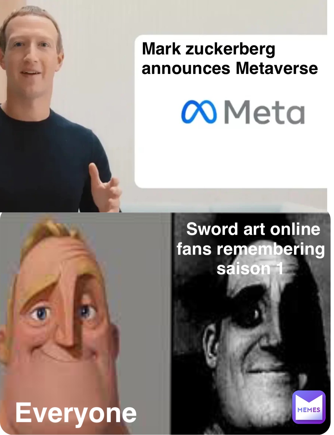 Double tap to edit Mark zuckerberg announces Metaverse Everyone Sword art online fans remembering saison 1