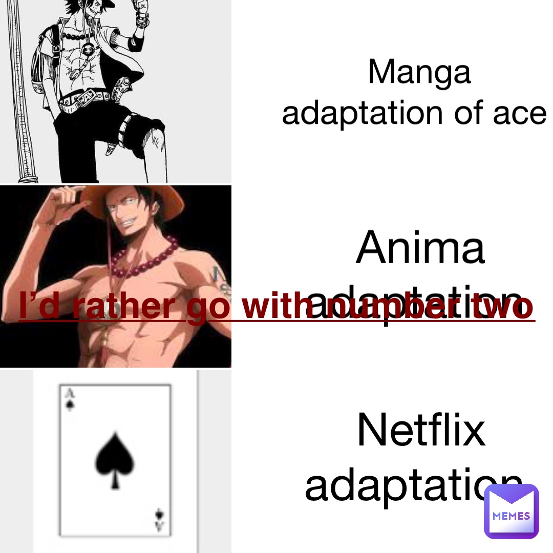 Manga adaptation of ace Anima adaptation Netflix adaptation