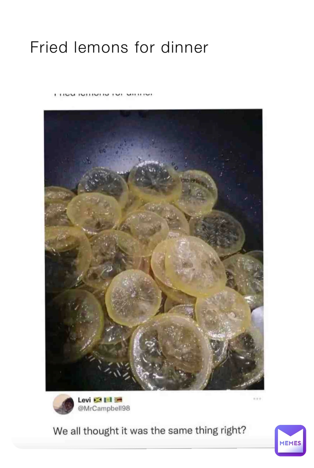 Fried lemons for dinner