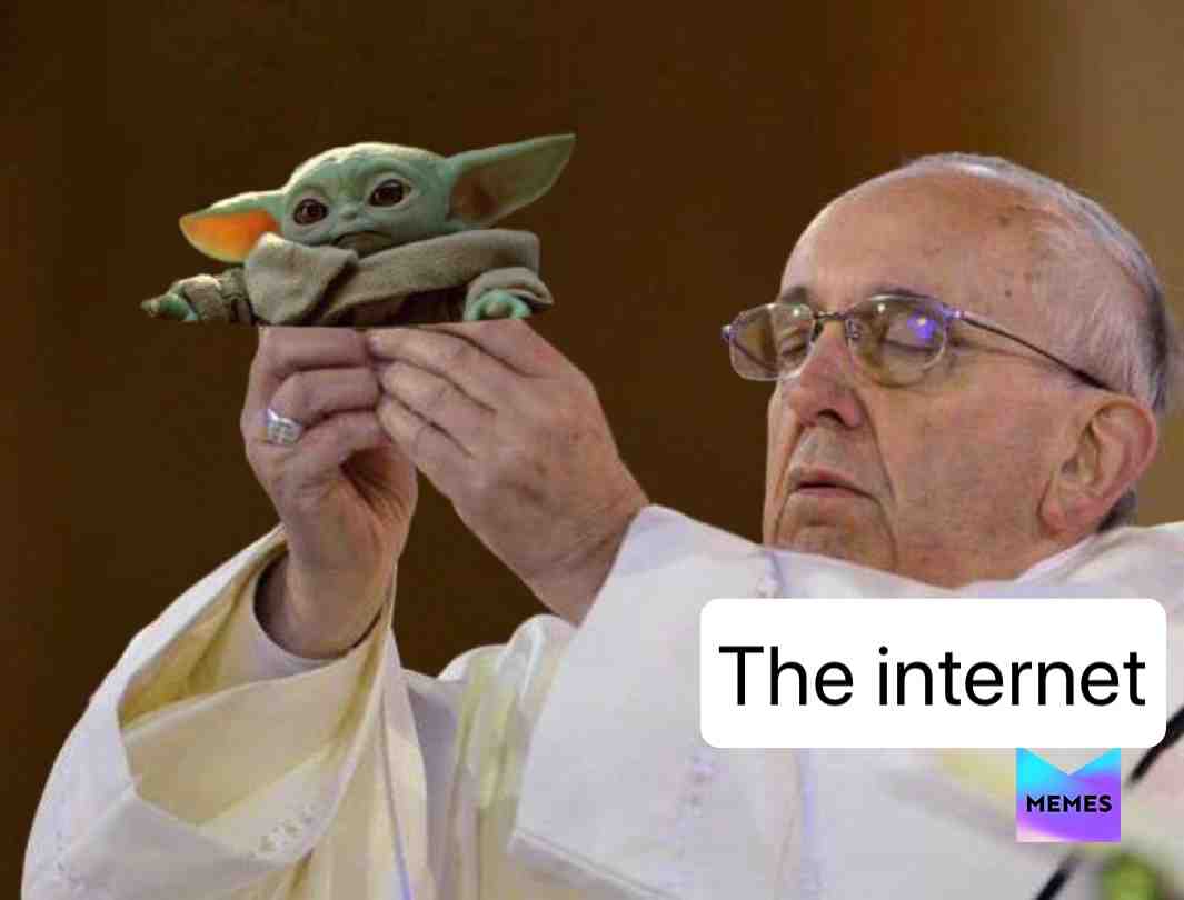 #today  #babyyoda  #yoda  #meme  #pope  #funny  #lemon