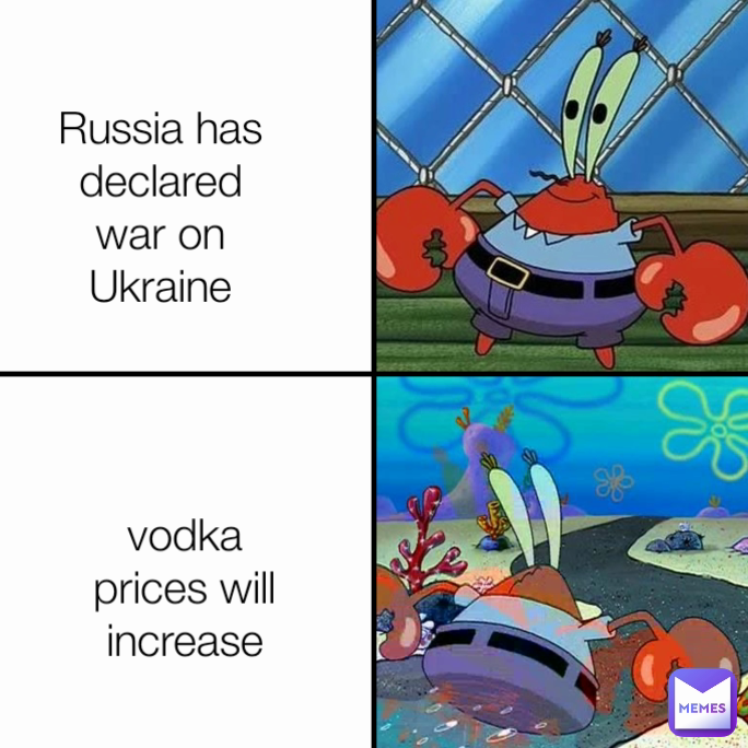 vodka prices will increase Russia has declared war on Ukraine