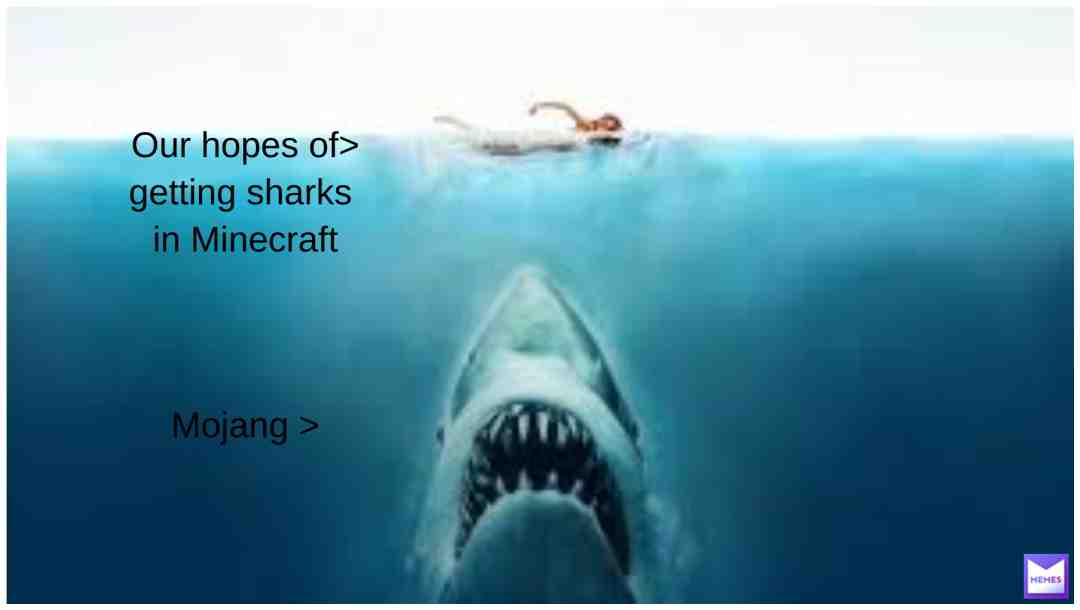 I WANT THOSE SHARKS #sharksinminecraft