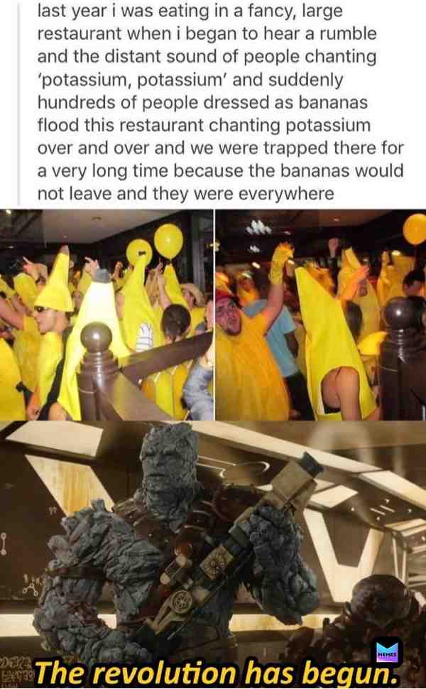 Banana army #memeanation #lol #memes #epicgamermoment #epic #oof #smart #smort #lmao #smart #highiqmemes #starwars #bigbrain #highiqmemes