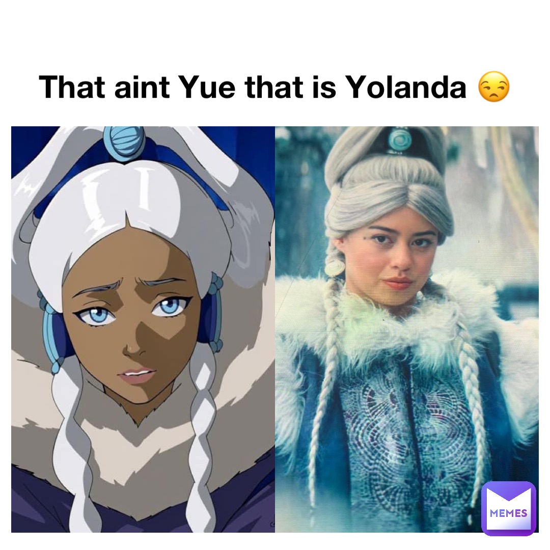 That aint Yue that is Yolanda 😒