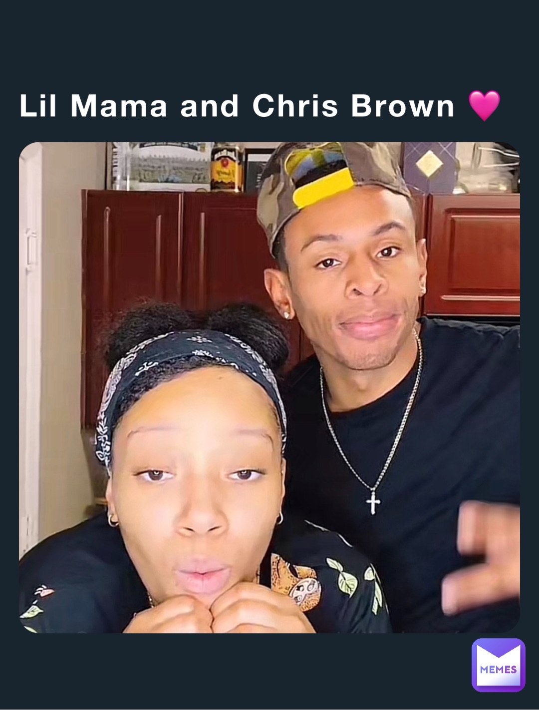 Lil Mama and Chris Brown 🩷