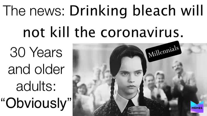 #coronavirus  #millennials  #bleach  #poison  #warning  #dontdrink