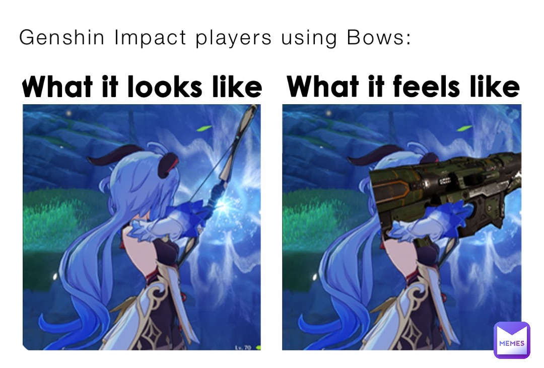 Genshin Impact players using Bows: