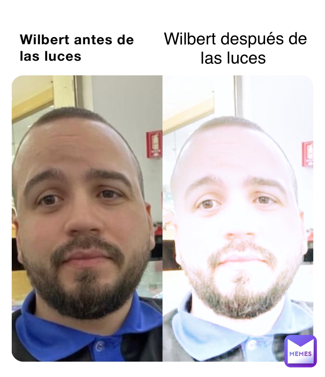 Wilbert antes de las luces Wilbert después de las luces