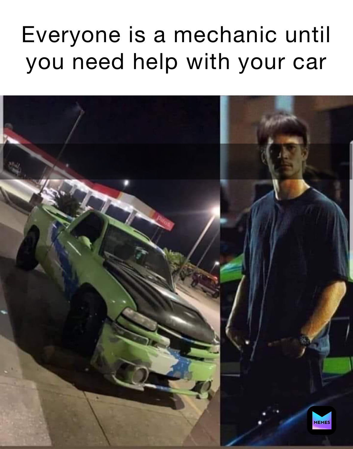 Everyone is a mechanic until you need help with your car 