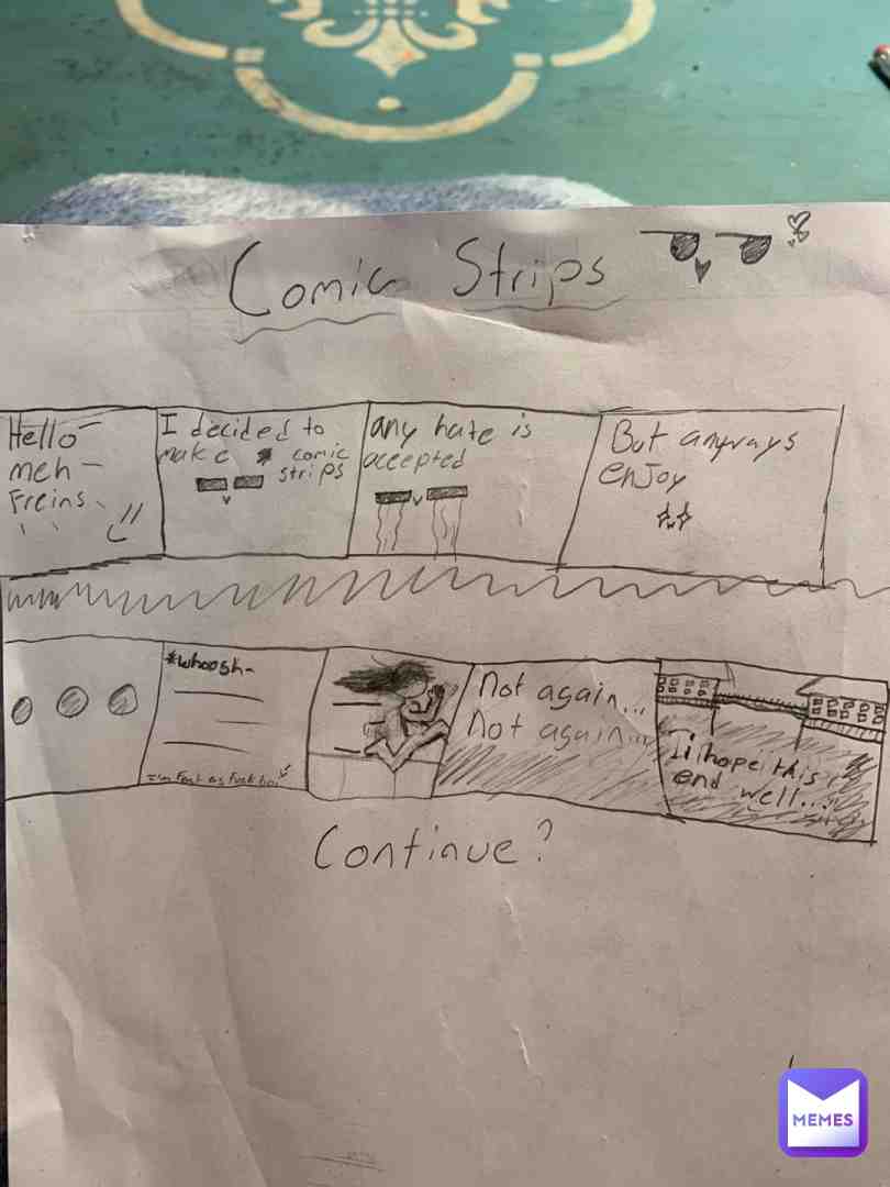 Bro this shouldn’t take so long 😂 tell me if y’all like my first comic 👌🏻
