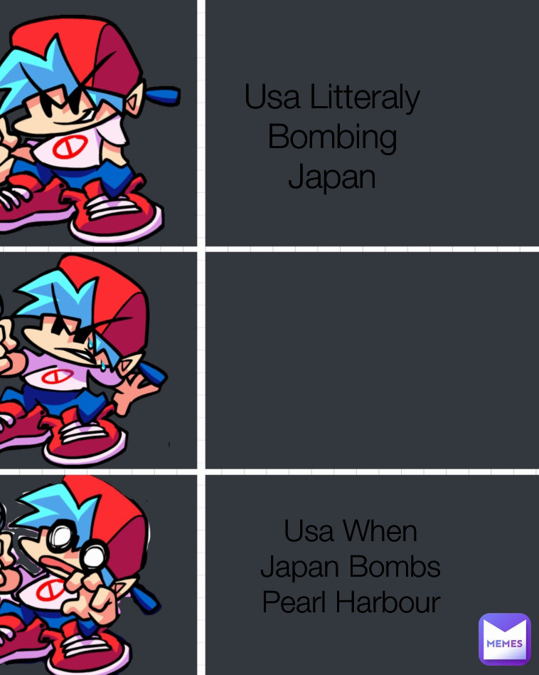 Usa Litteraly Bombing Japan Usa When Japan Bombs Pearl Harbour