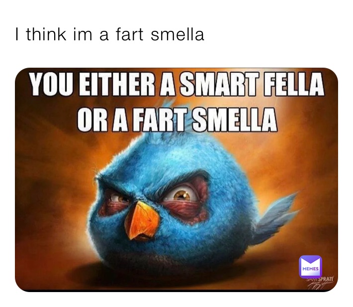 I think im a fart smella