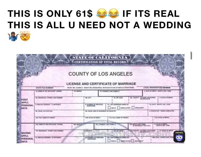 THIS IS ONLY 61$ 😂😂 IF ITS REAL THIS IS ALL U NEED NOT A WEDDING 🤷🏾‍♂️🤯