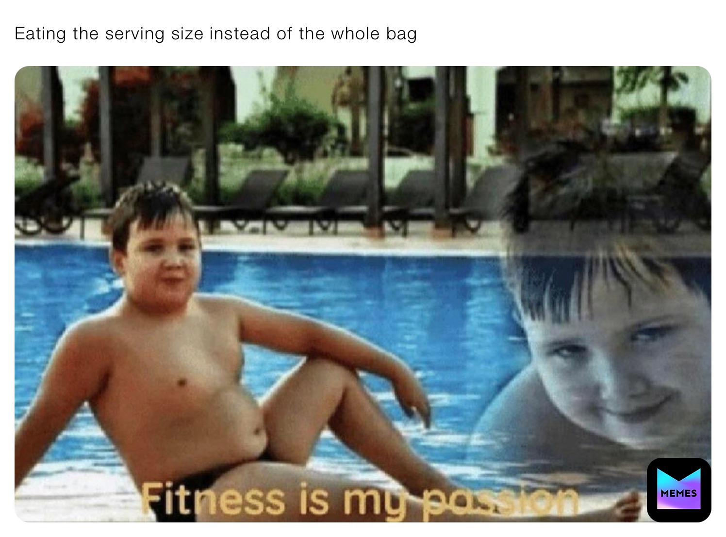 Eating the serving size instead of the whole bag