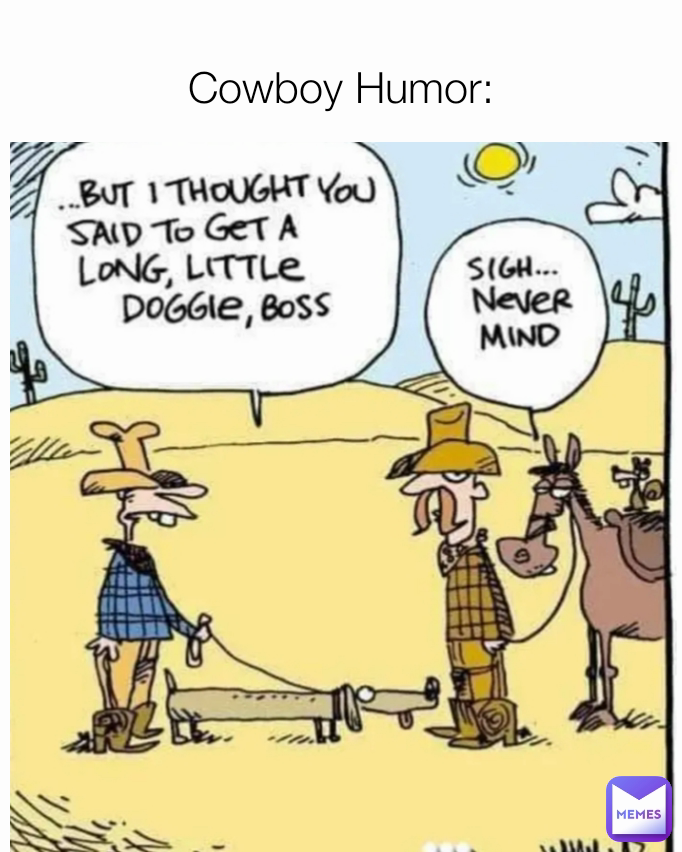 Cowboy Humor: