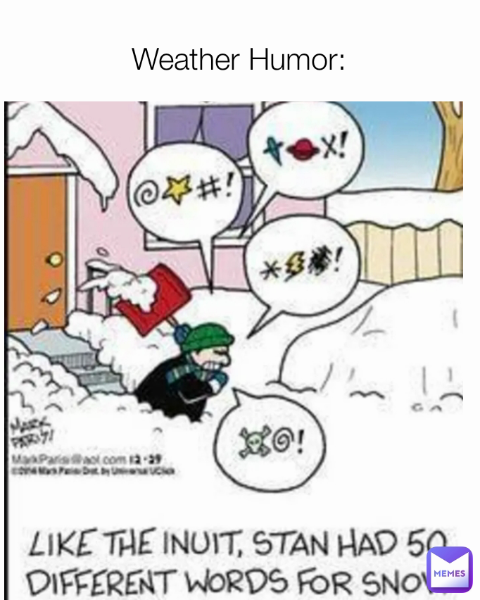 Weather Humor: