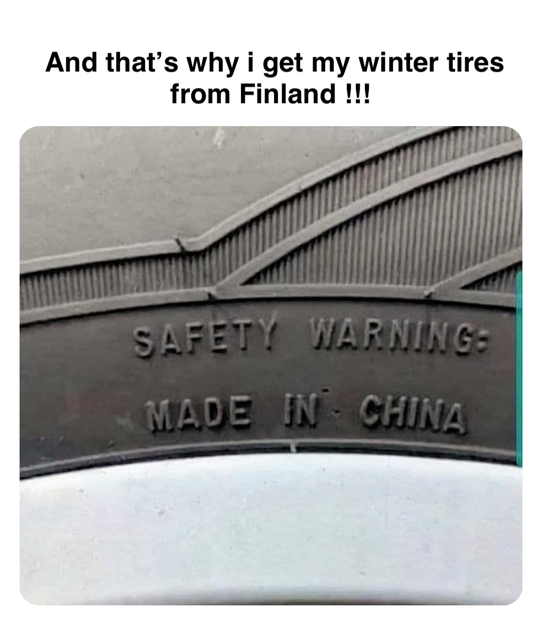 Double tap to edit And that’s why i get my winter tires from Finland !!!