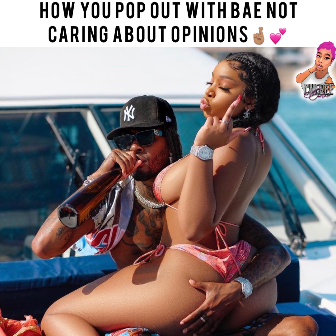 How you pop out with bae not caring about opinions🤞🏽💕
