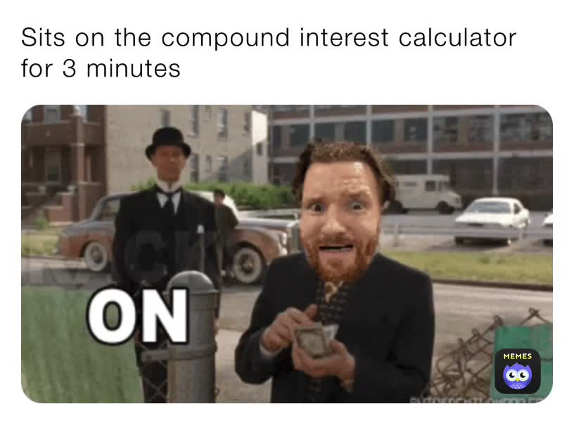 Sits on the compound interest calculator for 3 minutes | @paulgorton4 ...