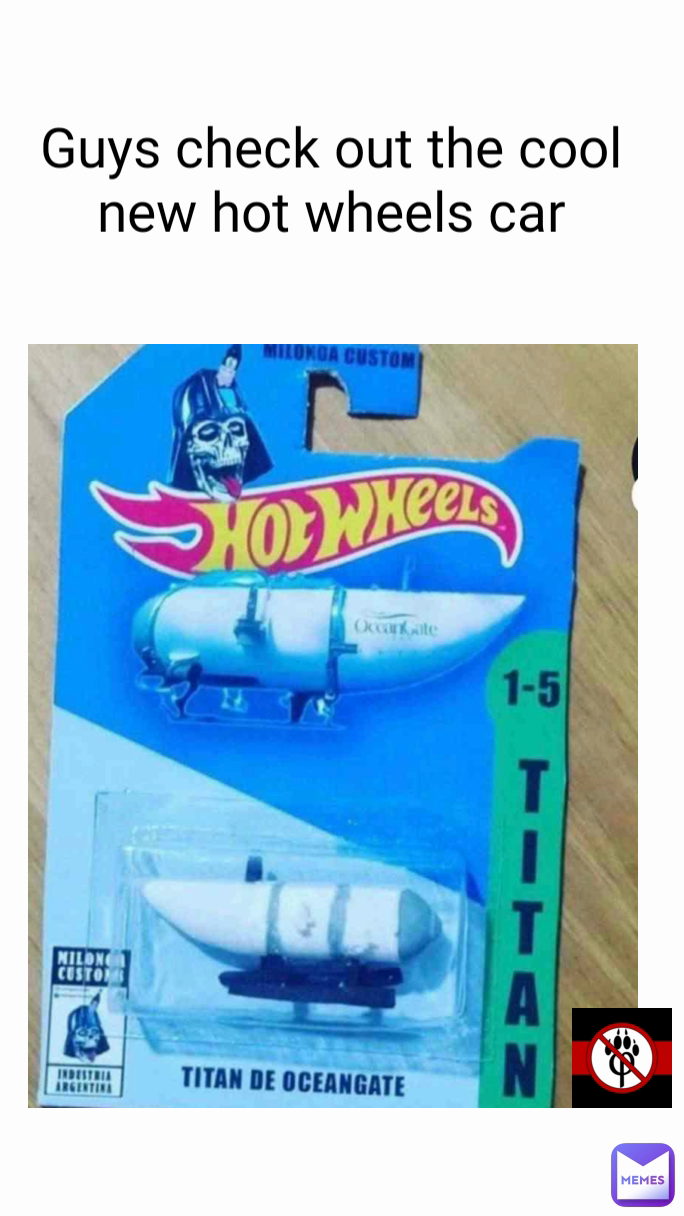 Guys check out the cool new hot wheels car