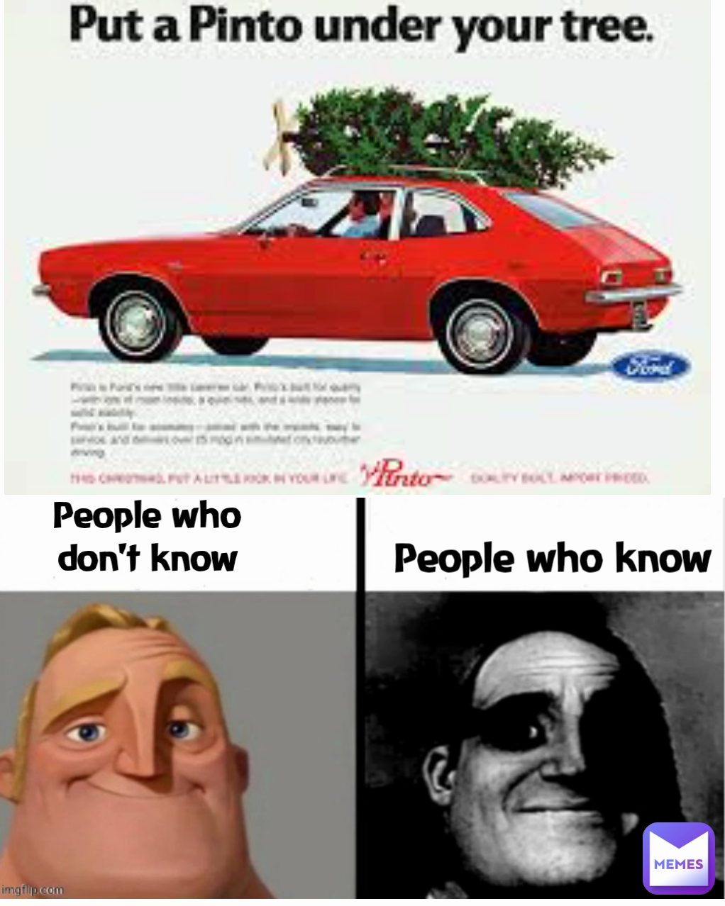 People who know People who don't know