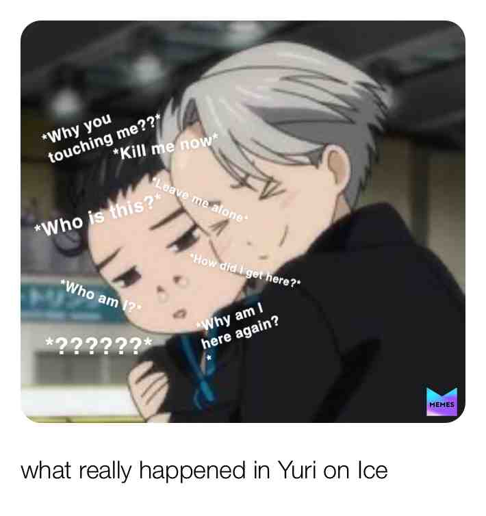 #yurionice #yurionicememes #yuri #viktor
