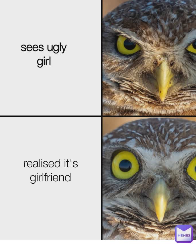 sees ugly girl sees ugly girl realised it's girlfriend