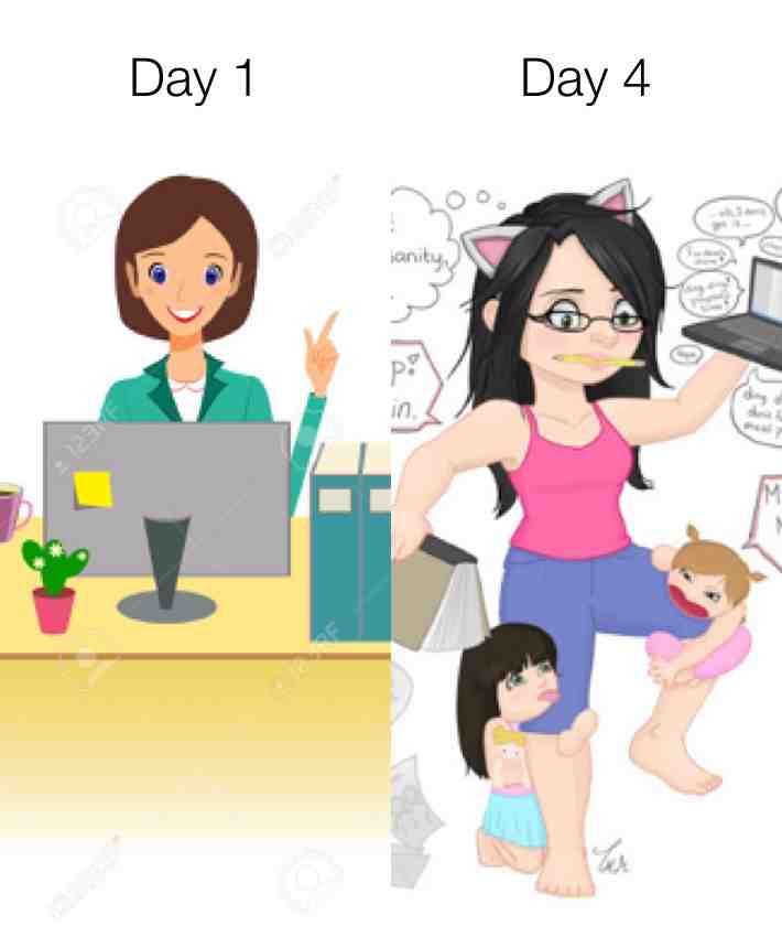 Working from home with kids