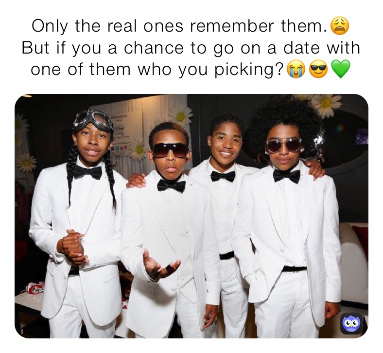 Only the real ones remember them.😩 But if you a chance to go on a date with one of them who you picking?😭😎💚
