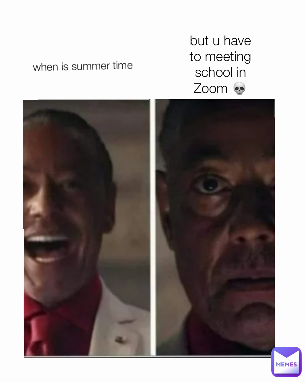 when is summer time but u have to meeting school in Zoom 💀