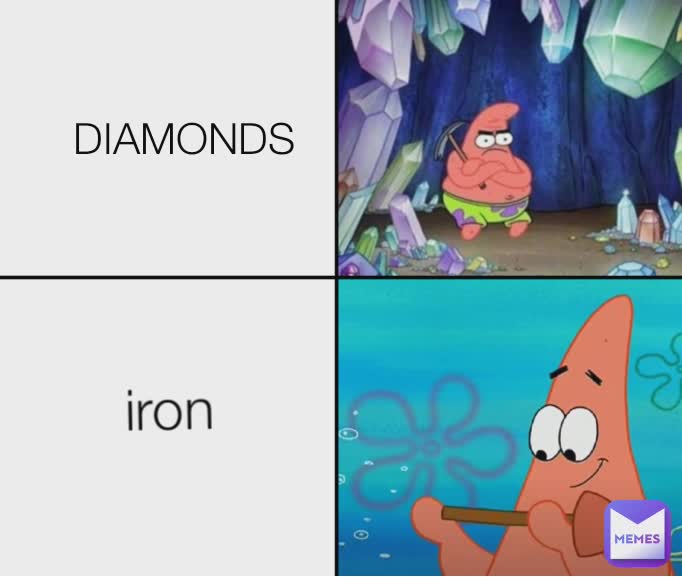 diamonds DIAMONDS iron