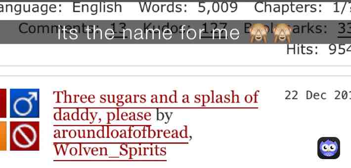 i was AO3 and saw this and i was like oh-👀👀👀  #crackhead  #ineedhelp  #whatthefuck