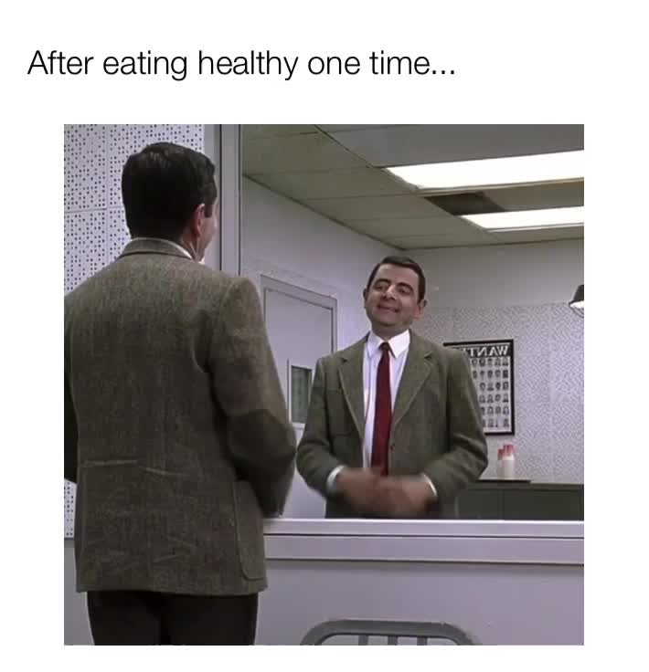 My body is a temple.\u2063
\u2063
 #healthy  #healthyfood  #healthylifestyle  #healthyliving  #healthyeating  #health  #fit  #fitness  #fitnessjourney  #diet  #dieting  #nutrition  #sexy  #imsexyandiknowit  #deadsexy  #rowanatkinson  #funny  #funnymeme  #funnymemes  #meme  #memes  #jadedmurphy