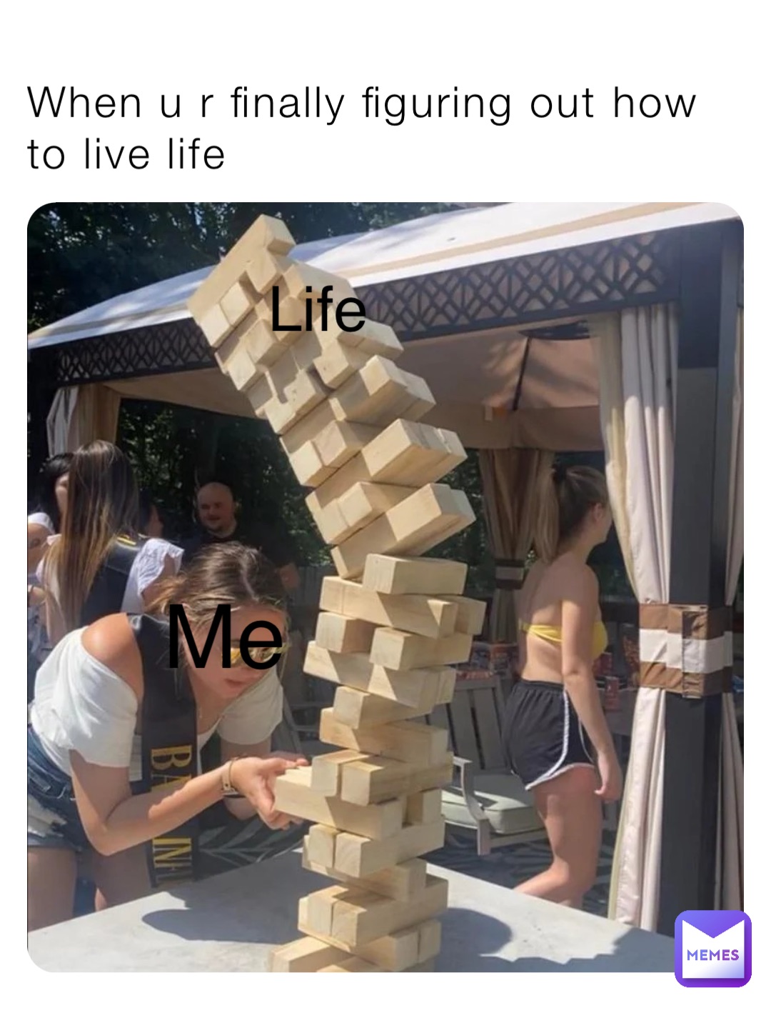 When u r finally figuring out how to live life Me Life