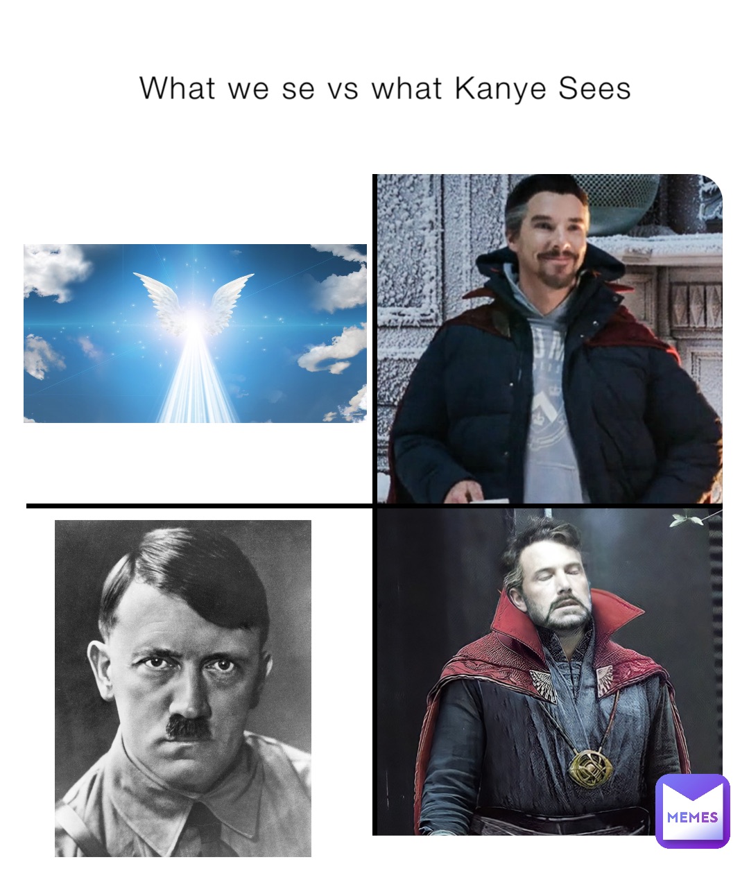 What we se vs what Kanye Sees