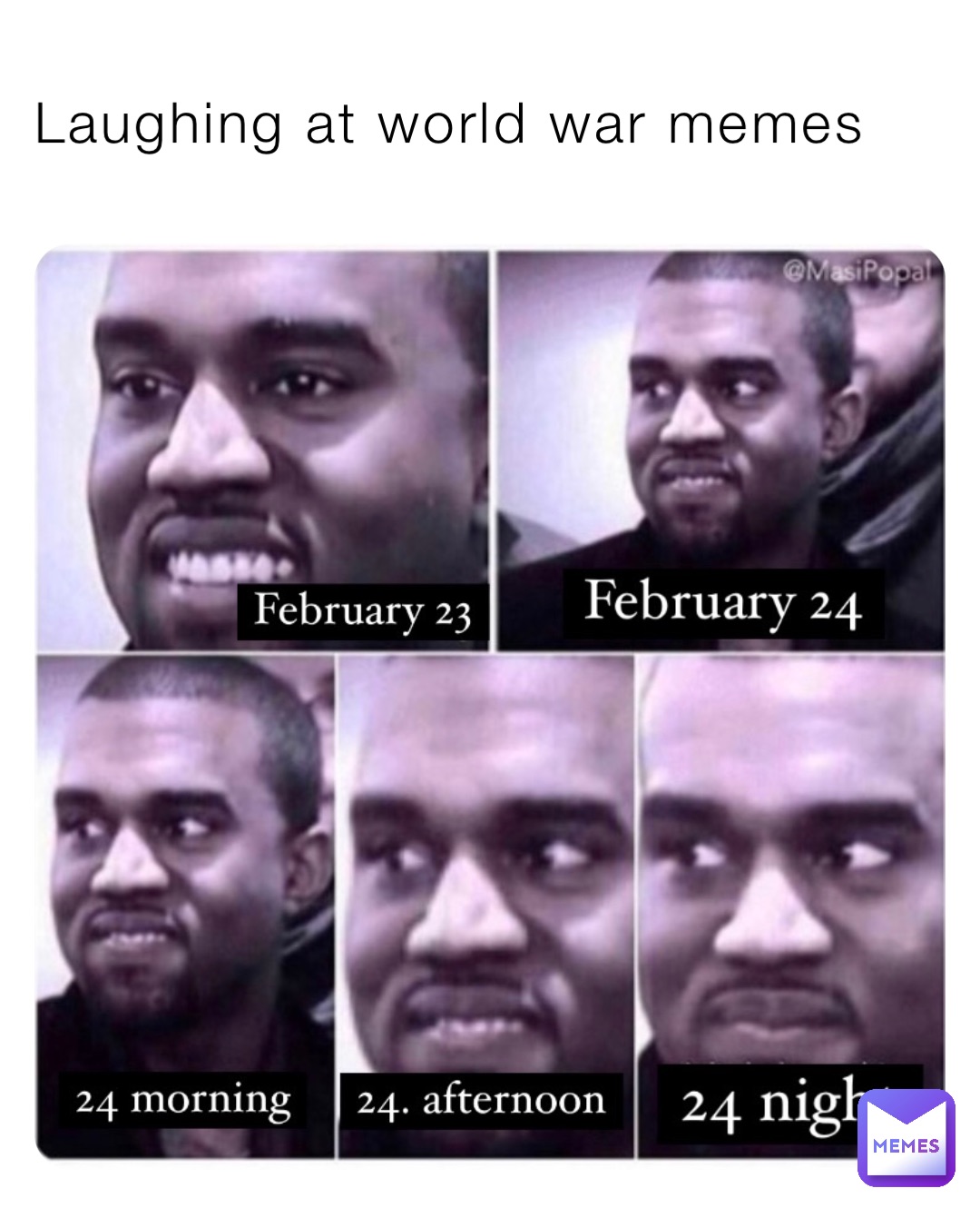 Laughing at world war memes