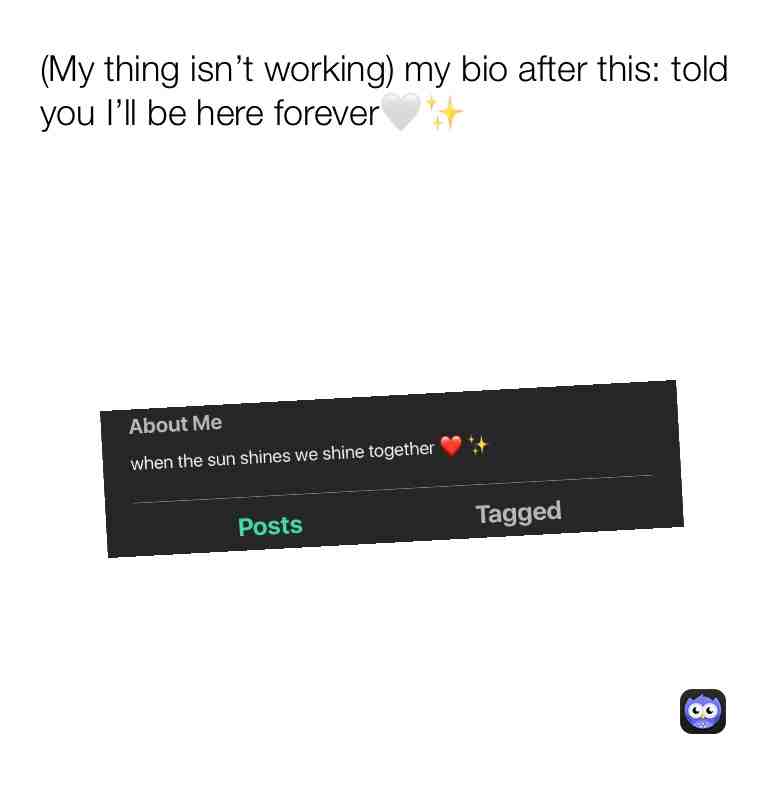 I wanna see bios with the lyrics