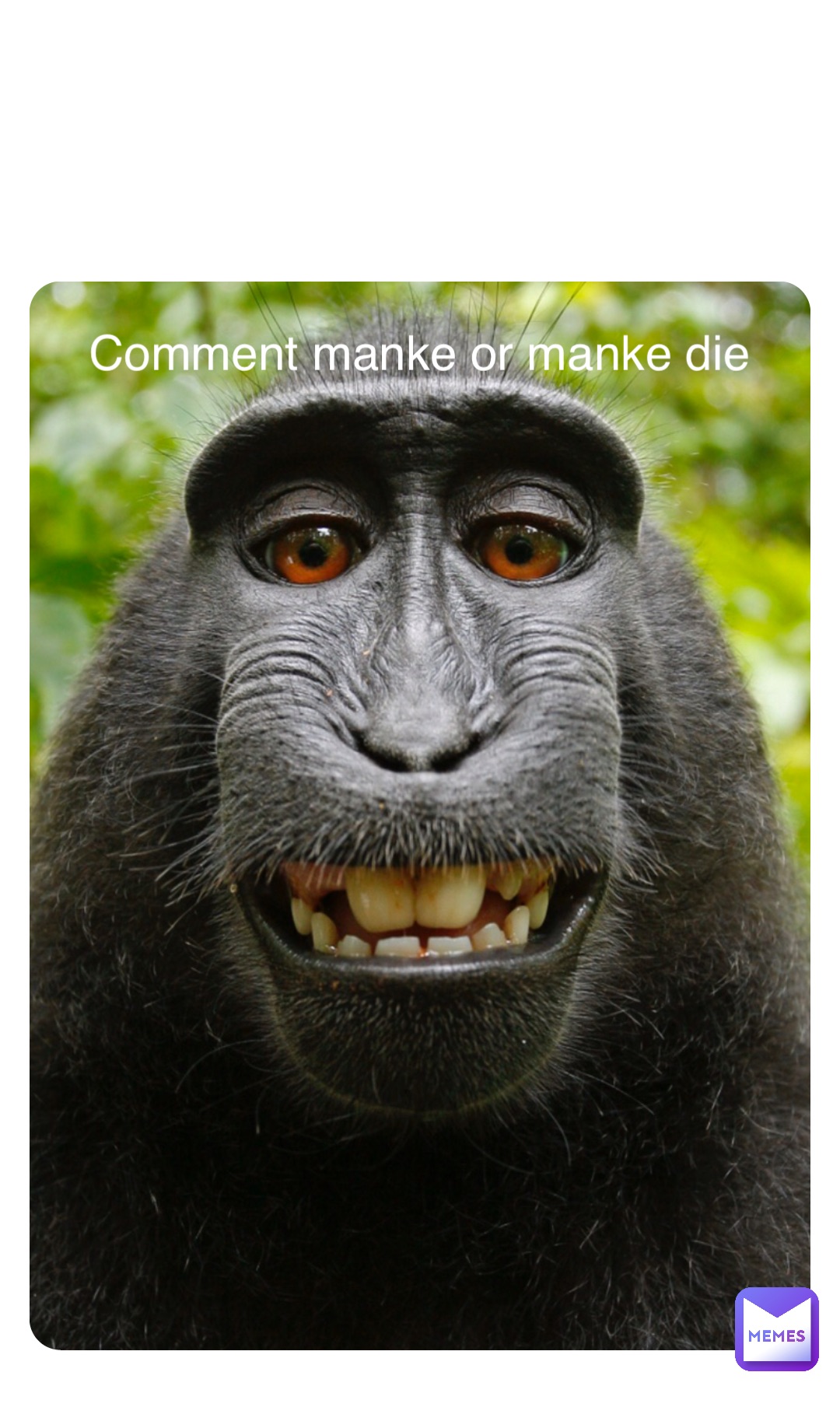 Double tap to edit Comment manke or manke die