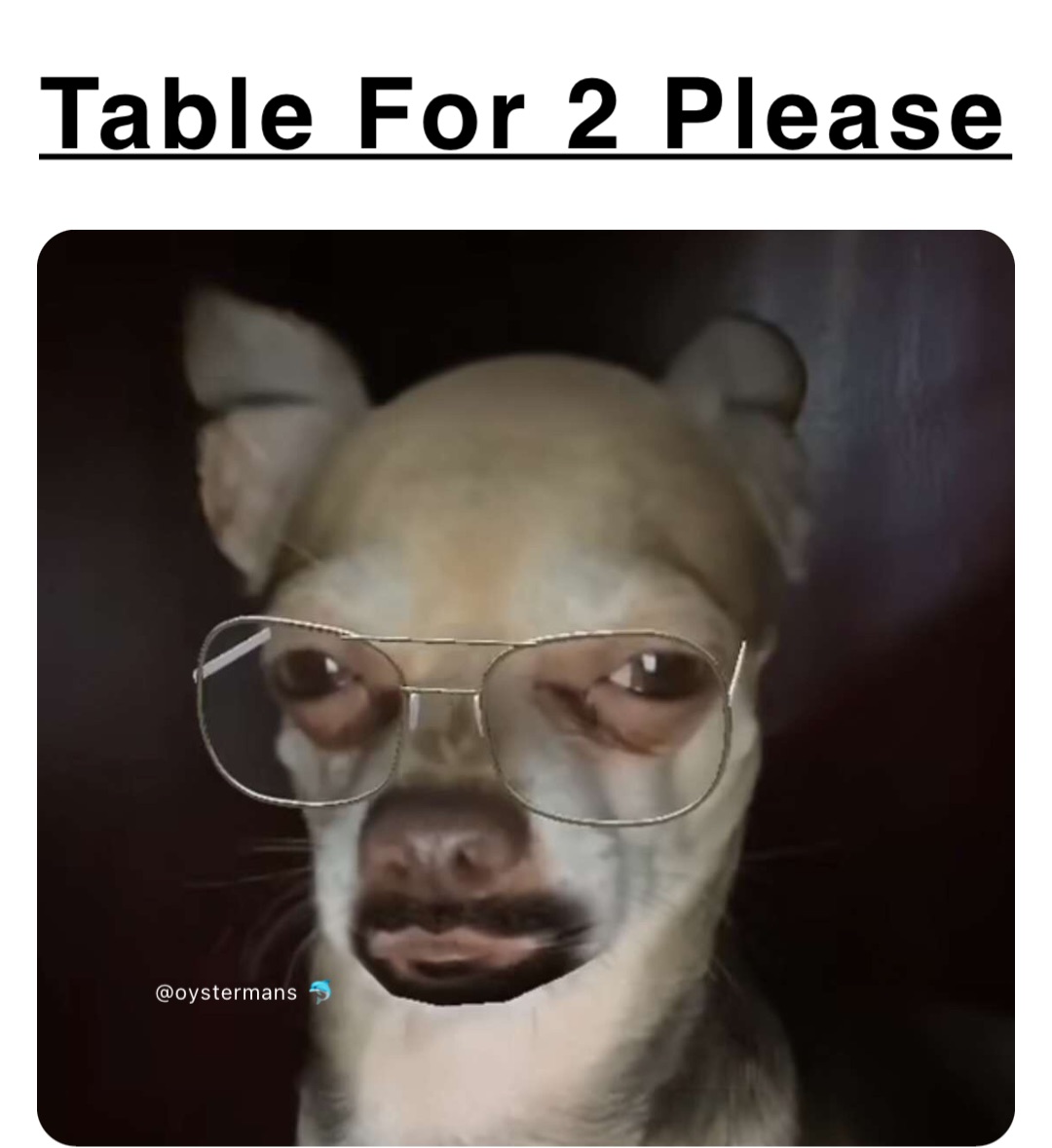 Table For 2 Please