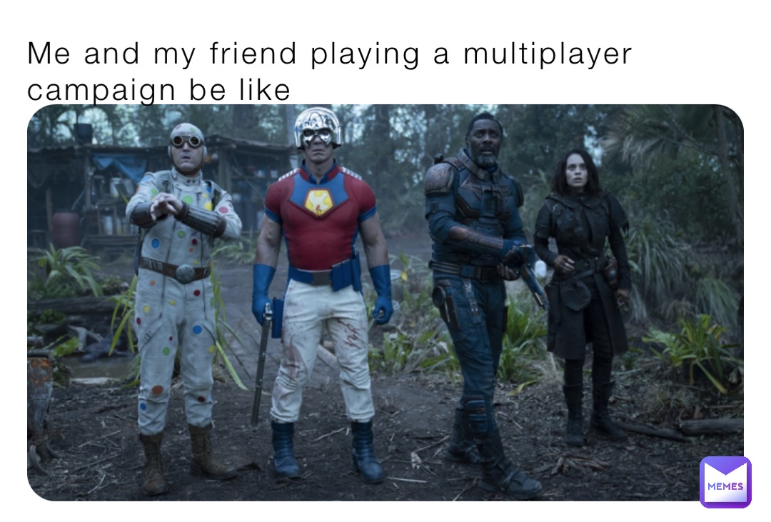 Me and my friend playing a multiplayer campaign be like