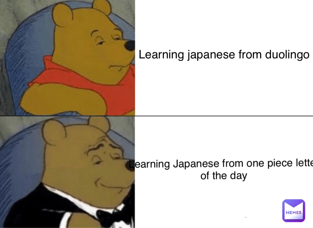 Learning Japanese from Duolingo Learning Japanese from one piece letter of the day