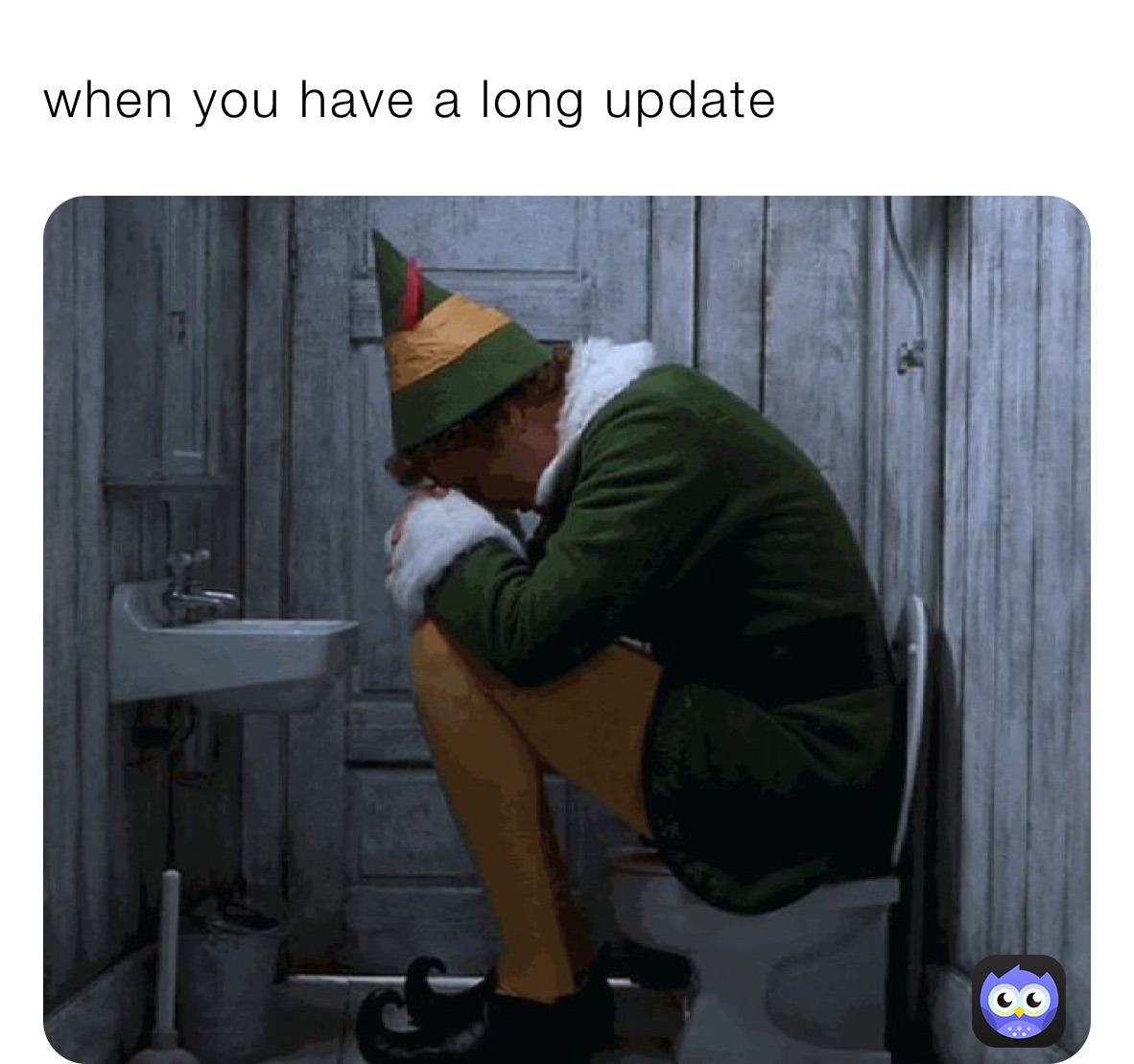 when you have a long update