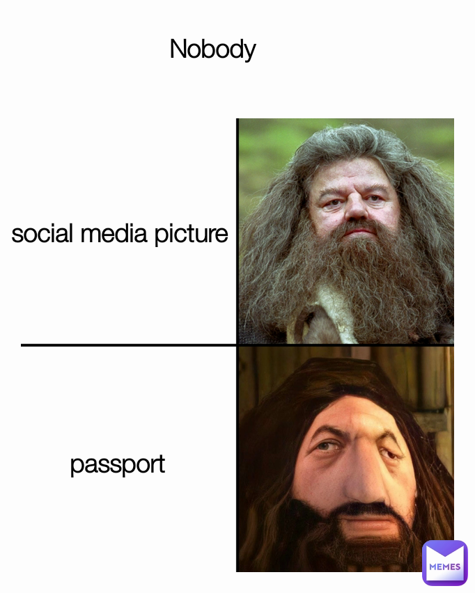  passport  social media picture Nobody 