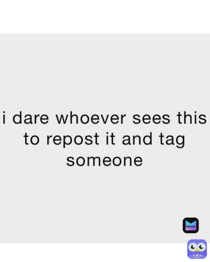 Don’t know who to tag