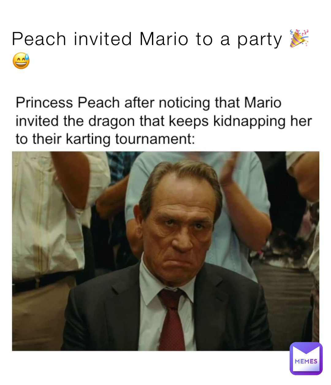 Peach invited Mario to a party 🎉😅