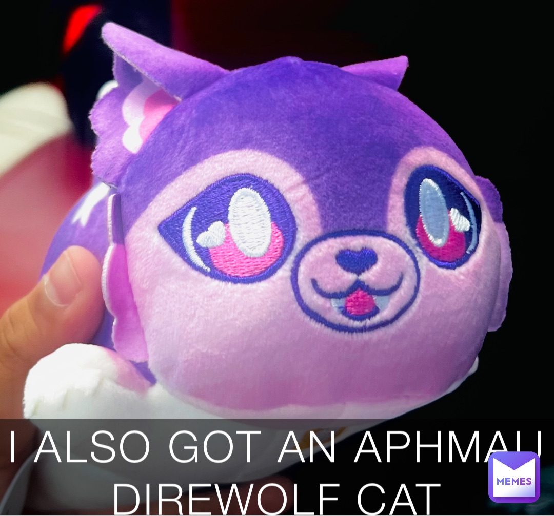 I ALSO GOT AN APHMAU DIREWOLF CAT